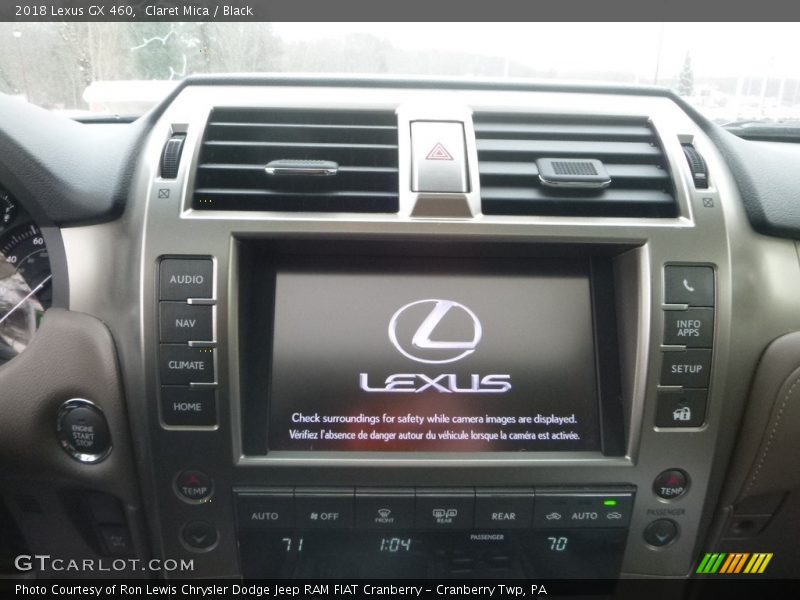 Claret Mica / Black 2018 Lexus GX 460