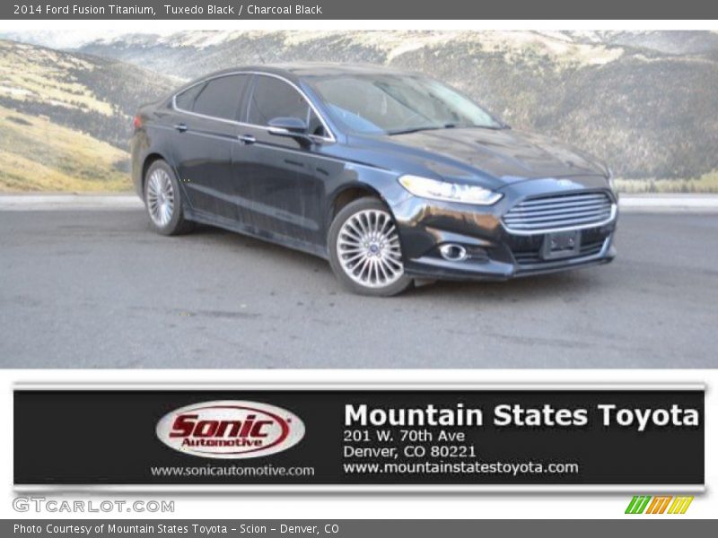 Tuxedo Black / Charcoal Black 2014 Ford Fusion Titanium