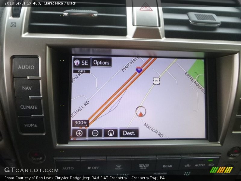 Claret Mica / Black 2018 Lexus GX 460