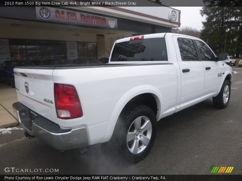 Bright White / Black/Diesel Gray 2013 Ram 1500 Big Horn Crew Cab 4x4