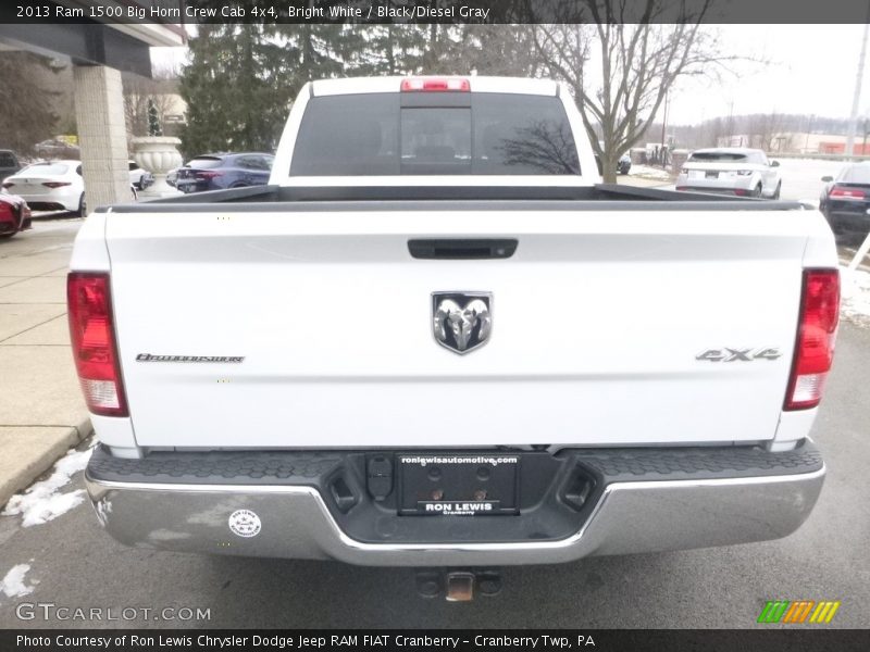 Bright White / Black/Diesel Gray 2013 Ram 1500 Big Horn Crew Cab 4x4
