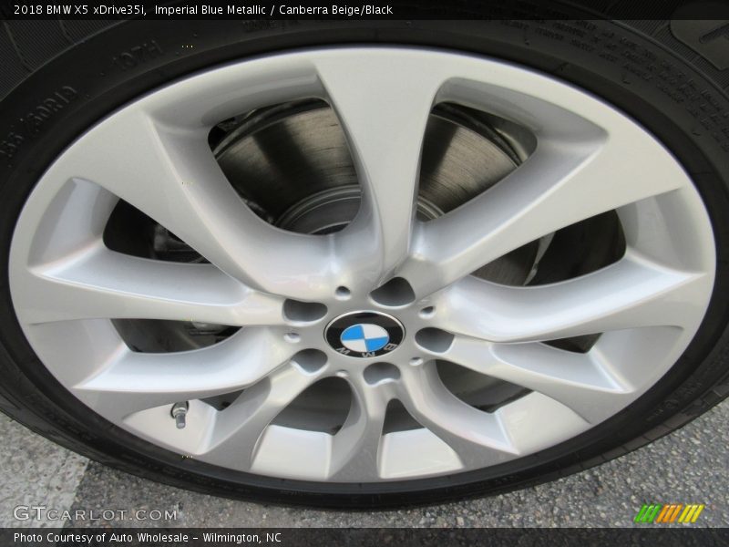 Imperial Blue Metallic / Canberra Beige/Black 2018 BMW X5 xDrive35i