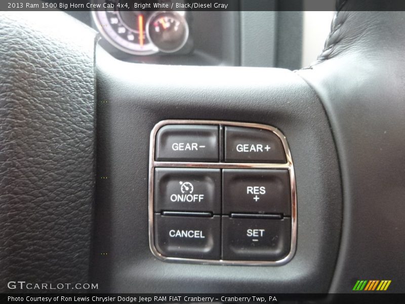 Bright White / Black/Diesel Gray 2013 Ram 1500 Big Horn Crew Cab 4x4
