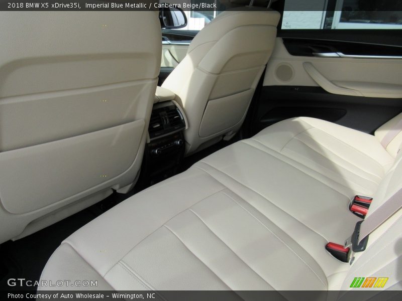 Imperial Blue Metallic / Canberra Beige/Black 2018 BMW X5 xDrive35i