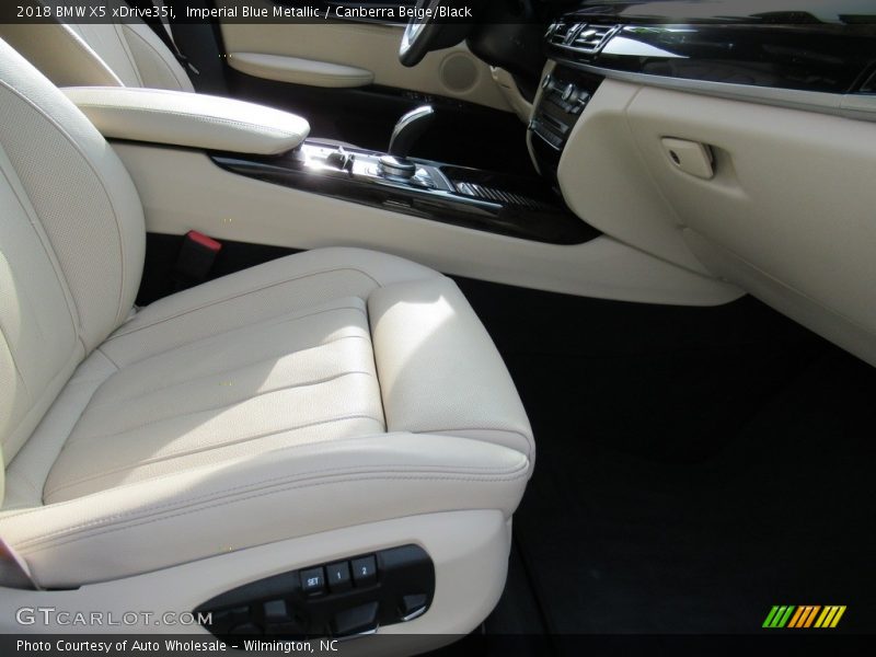 Imperial Blue Metallic / Canberra Beige/Black 2018 BMW X5 xDrive35i