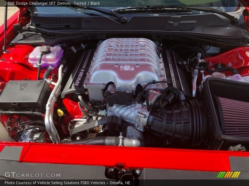  2018 Challenger SRT Demon Engine - 6.2 Liter Supercharged HEMI OHV 16-Valve VVT V8