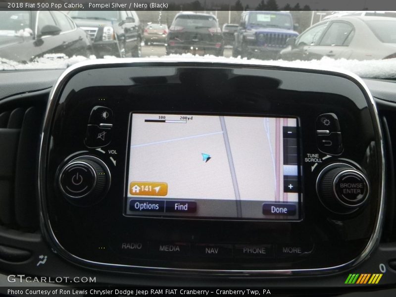 Navigation of 2018 500 Pop Cabrio