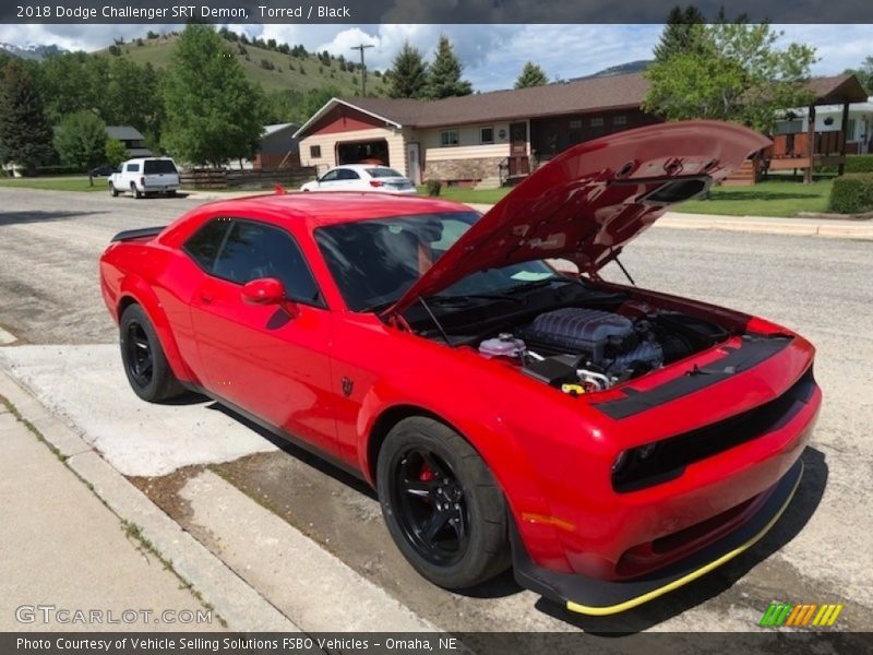 Front 3/4 View of 2018 Challenger SRT Demon