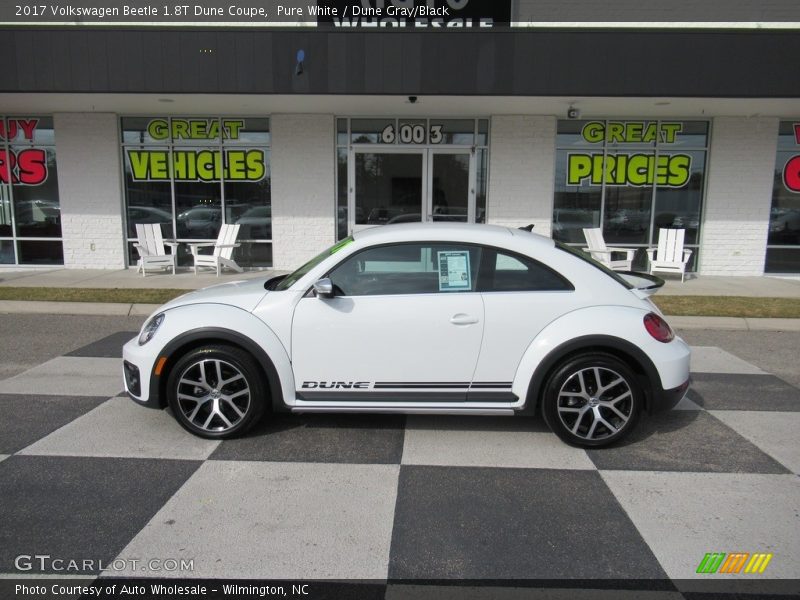 Pure White / Dune Gray/Black 2017 Volkswagen Beetle 1.8T Dune Coupe