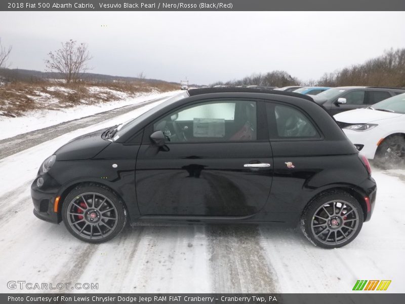  2018 500 Abarth Cabrio Vesuvio Black Pearl