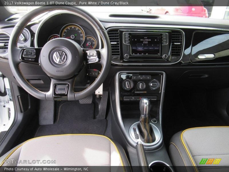 Pure White / Dune Gray/Black 2017 Volkswagen Beetle 1.8T Dune Coupe