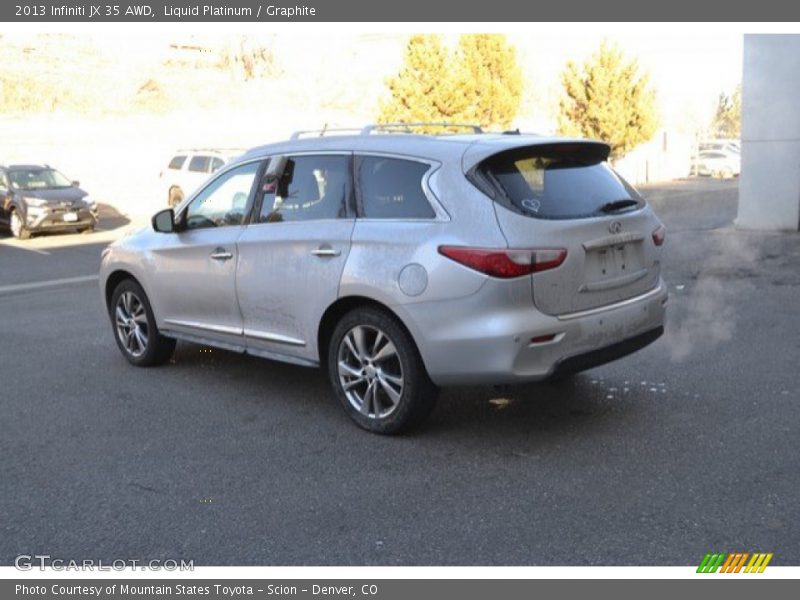 Liquid Platinum / Graphite 2013 Infiniti JX 35 AWD