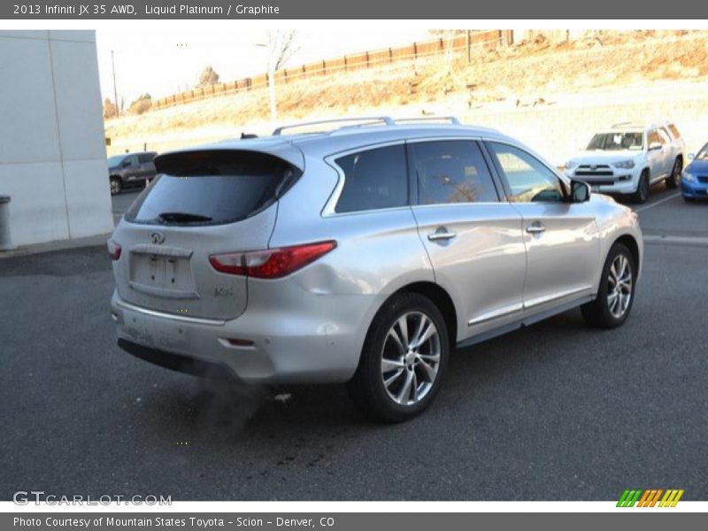 Liquid Platinum / Graphite 2013 Infiniti JX 35 AWD