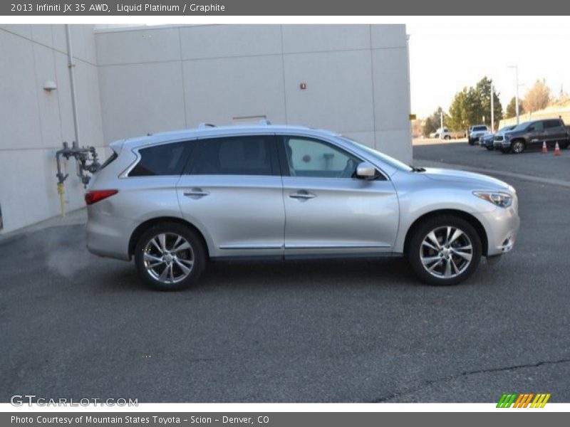 Liquid Platinum / Graphite 2013 Infiniti JX 35 AWD