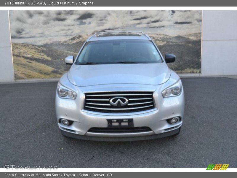 Liquid Platinum / Graphite 2013 Infiniti JX 35 AWD