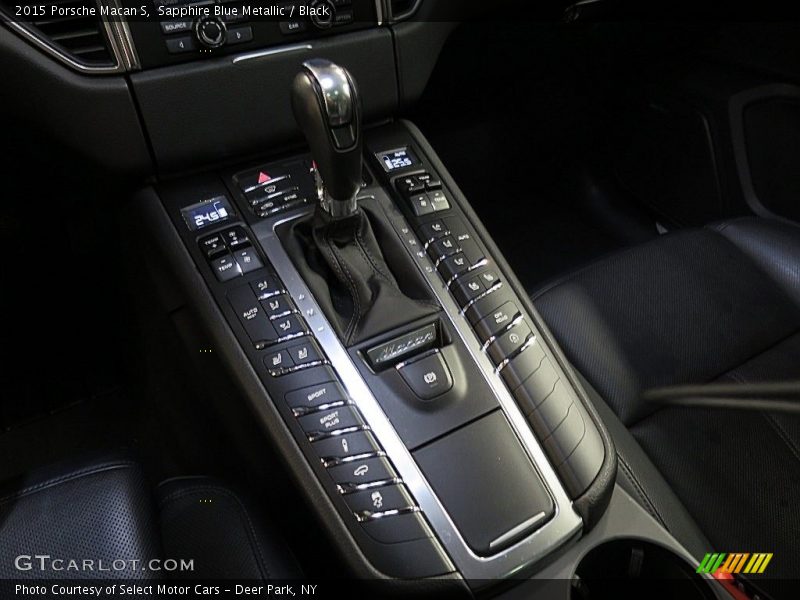 Sapphire Blue Metallic / Black 2015 Porsche Macan S