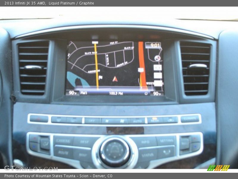 Liquid Platinum / Graphite 2013 Infiniti JX 35 AWD
