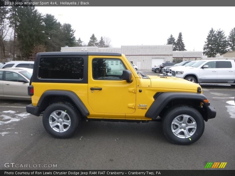 Hellayella / Black 2019 Jeep Wrangler Sport 4x4