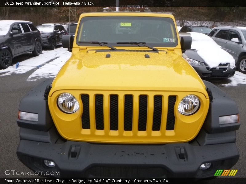 Hellayella / Black 2019 Jeep Wrangler Sport 4x4