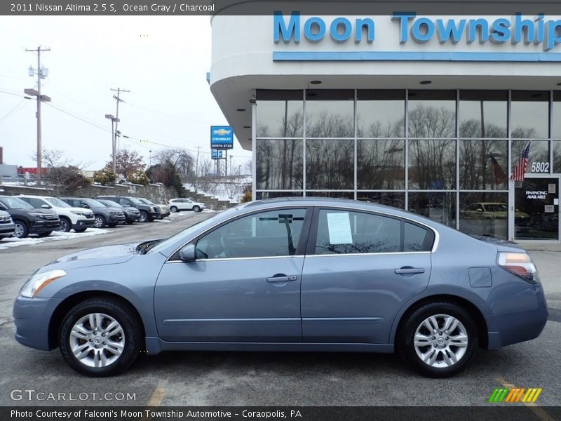 Ocean Gray / Charcoal 2011 Nissan Altima 2.5 S