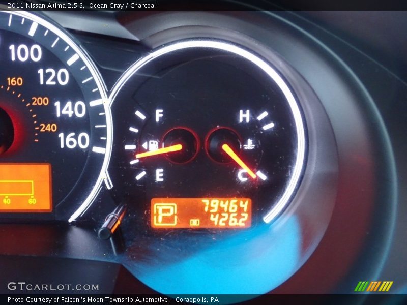 Ocean Gray / Charcoal 2011 Nissan Altima 2.5 S