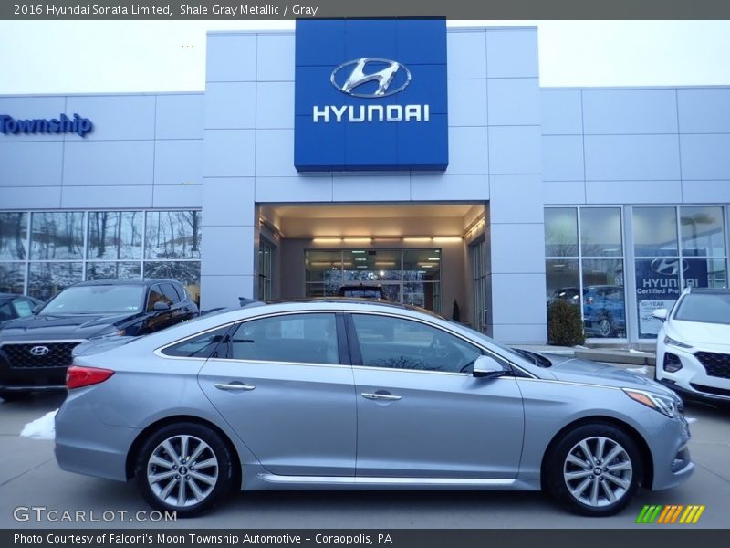 Shale Gray Metallic / Gray 2016 Hyundai Sonata Limited