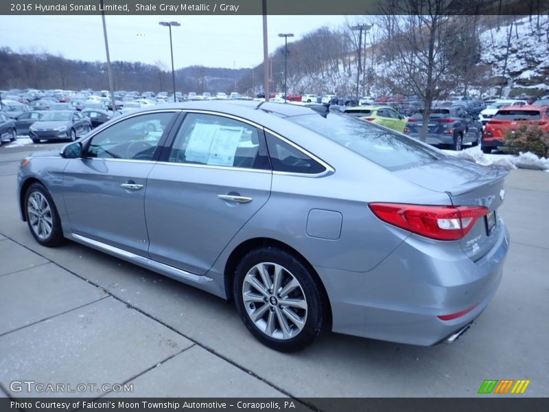 Shale Gray Metallic / Gray 2016 Hyundai Sonata Limited