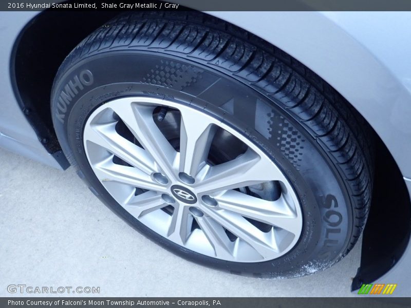 Shale Gray Metallic / Gray 2016 Hyundai Sonata Limited