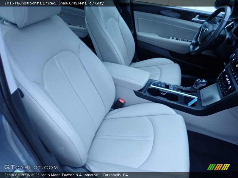 Shale Gray Metallic / Gray 2016 Hyundai Sonata Limited