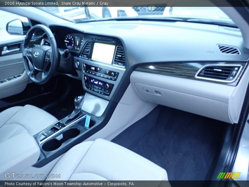 Shale Gray Metallic / Gray 2016 Hyundai Sonata Limited