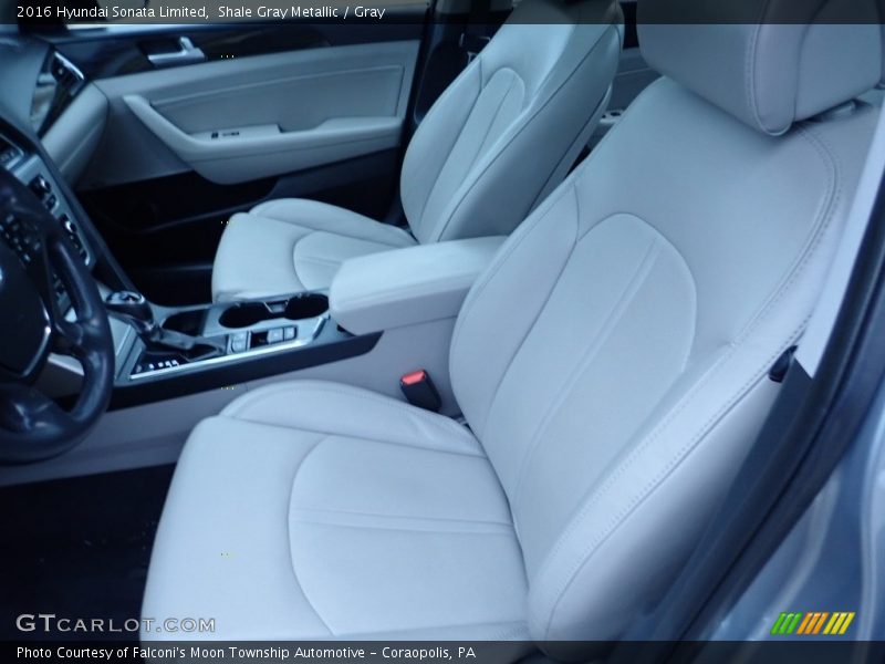 Shale Gray Metallic / Gray 2016 Hyundai Sonata Limited