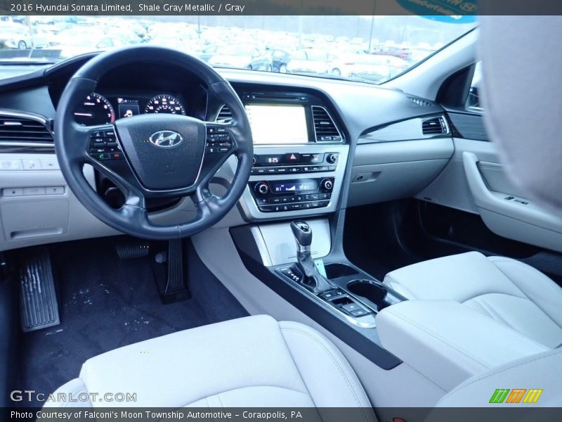 Shale Gray Metallic / Gray 2016 Hyundai Sonata Limited