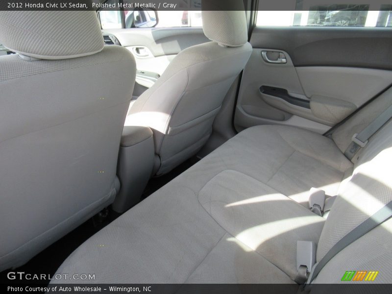Polished Metal Metallic / Gray 2012 Honda Civic LX Sedan