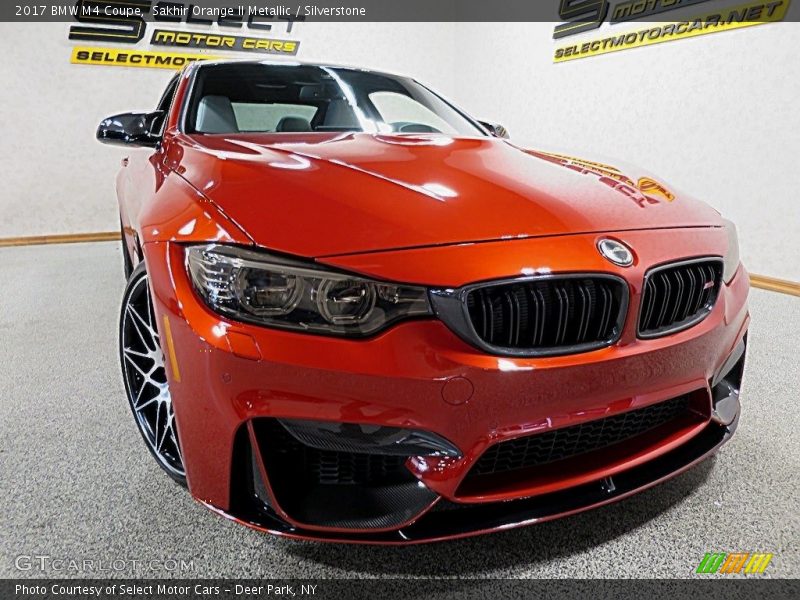 Sakhir Orange II Metallic / Silverstone 2017 BMW M4 Coupe