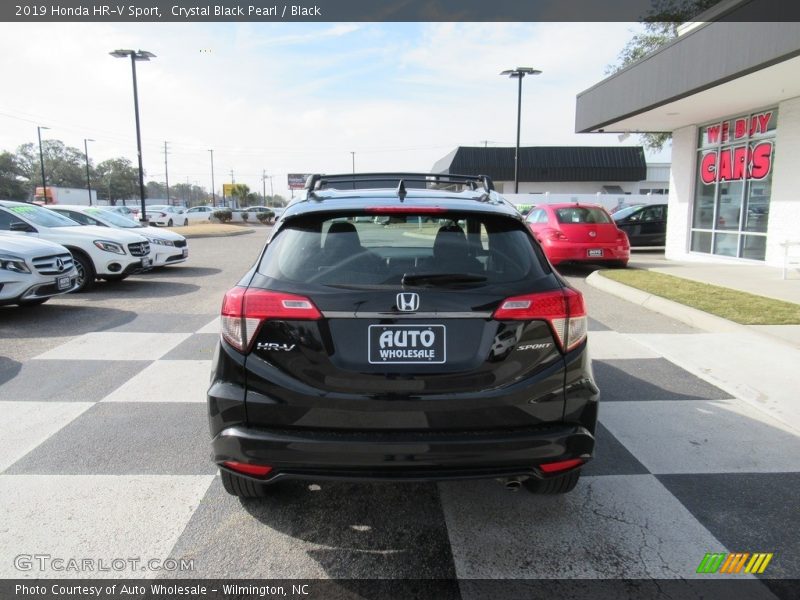 Crystal Black Pearl / Black 2019 Honda HR-V Sport
