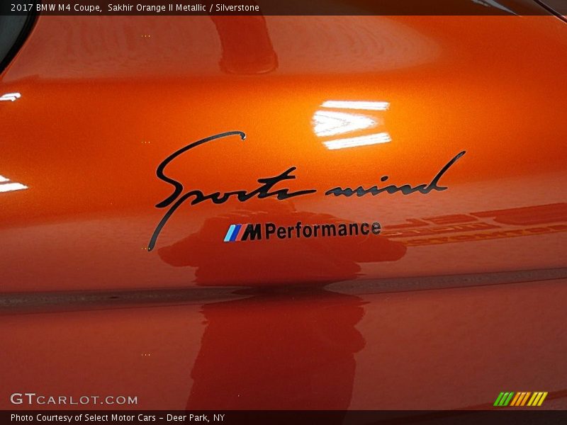 Sakhir Orange II Metallic / Silverstone 2017 BMW M4 Coupe