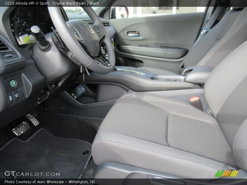 Crystal Black Pearl / Black 2019 Honda HR-V Sport