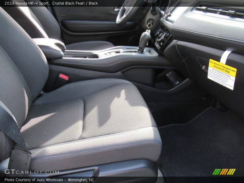 Crystal Black Pearl / Black 2019 Honda HR-V Sport