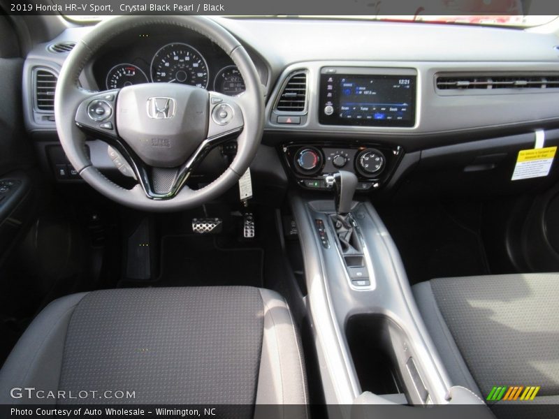 Crystal Black Pearl / Black 2019 Honda HR-V Sport