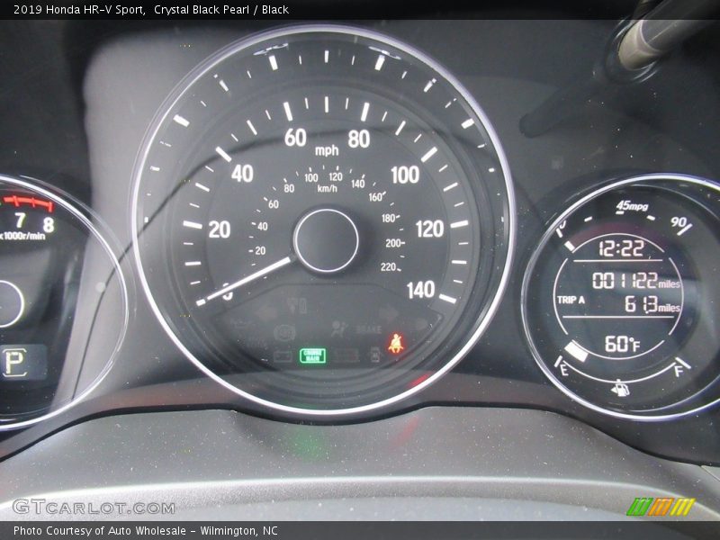 Crystal Black Pearl / Black 2019 Honda HR-V Sport