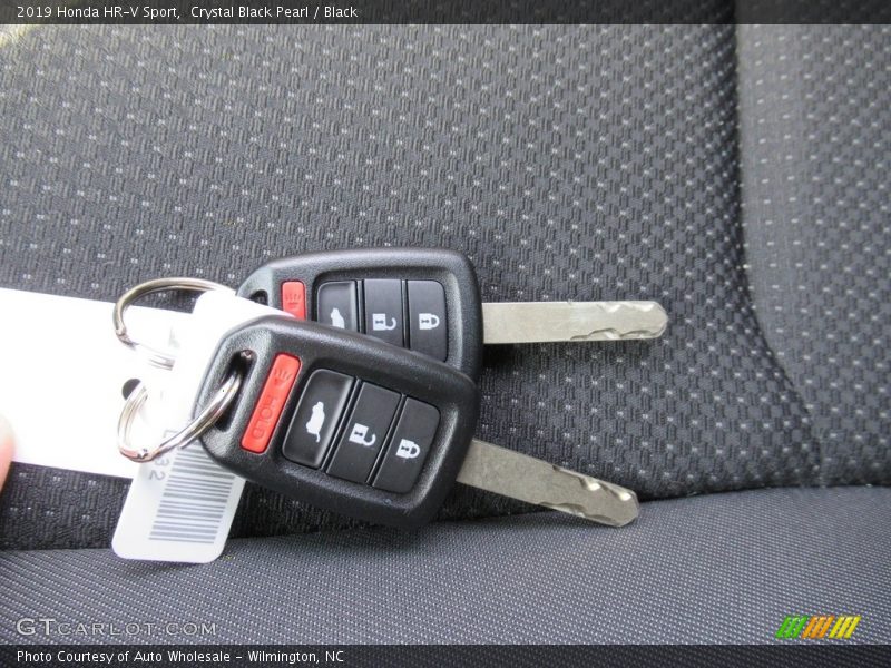Crystal Black Pearl / Black 2019 Honda HR-V Sport