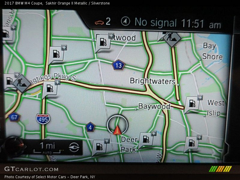 Navigation of 2017 M4 Coupe