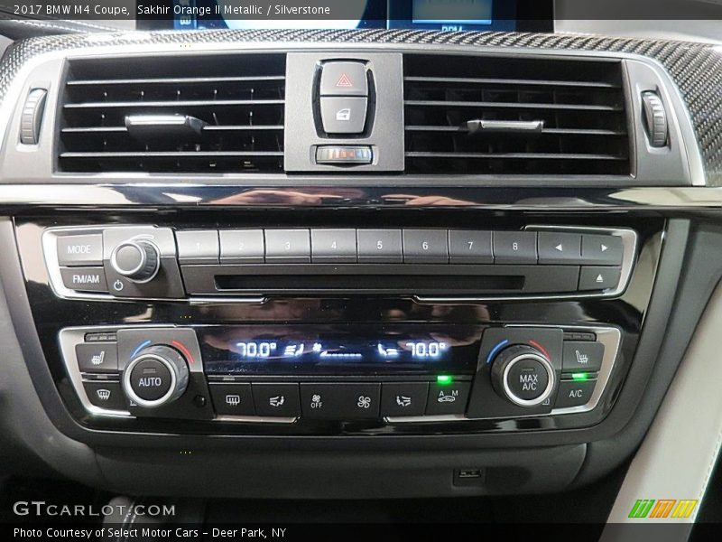 Controls of 2017 M4 Coupe