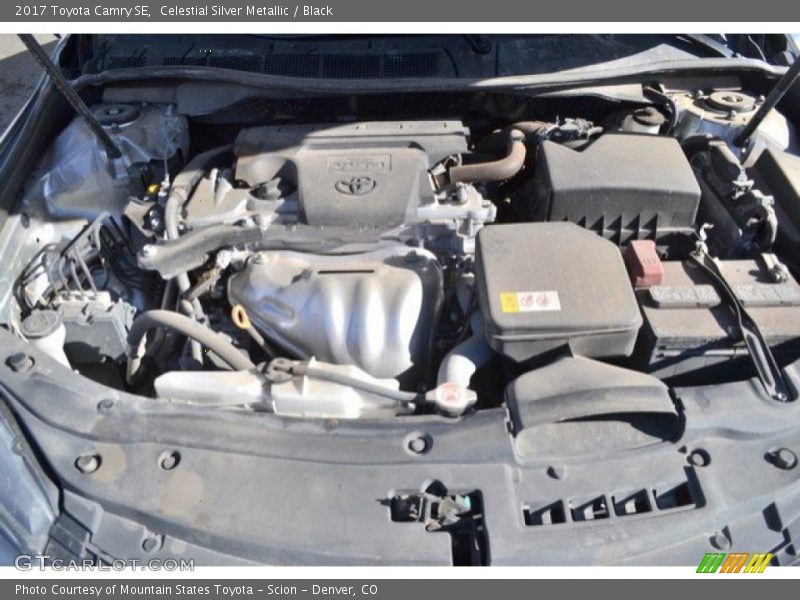 Celestial Silver Metallic / Black 2017 Toyota Camry SE