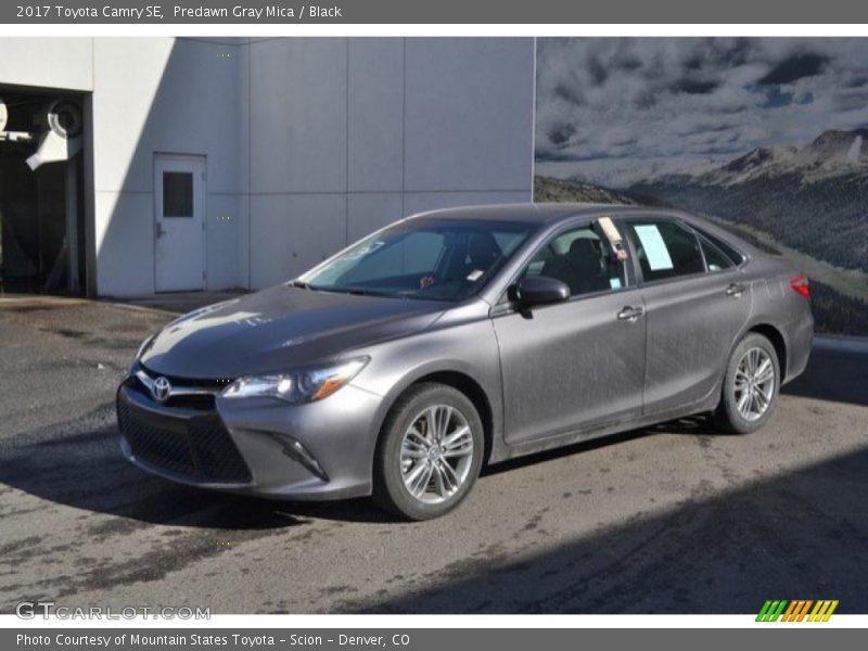 Predawn Gray Mica / Black 2017 Toyota Camry SE