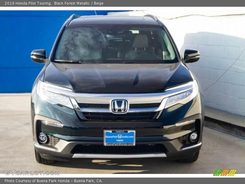 Black Forest Metallic / Beige 2019 Honda Pilot Touring