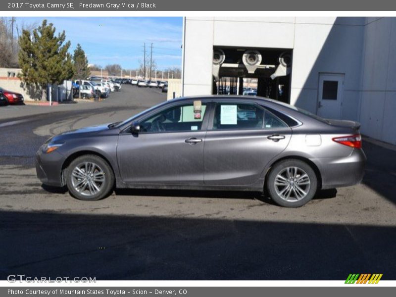 Predawn Gray Mica / Black 2017 Toyota Camry SE