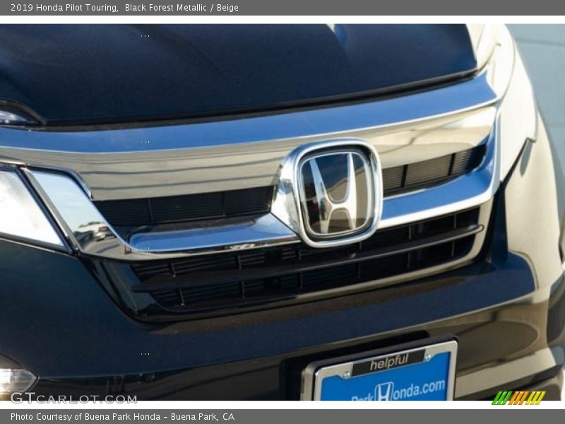 Black Forest Metallic / Beige 2019 Honda Pilot Touring