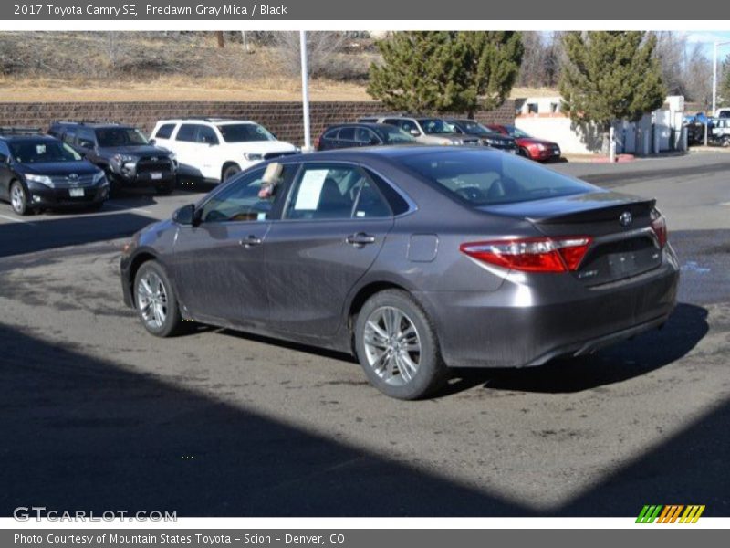Predawn Gray Mica / Black 2017 Toyota Camry SE