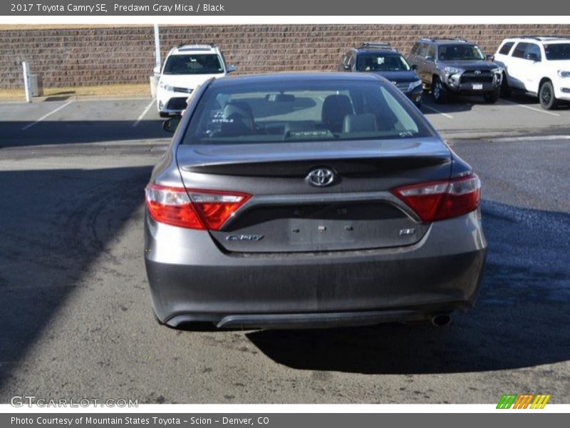 Predawn Gray Mica / Black 2017 Toyota Camry SE